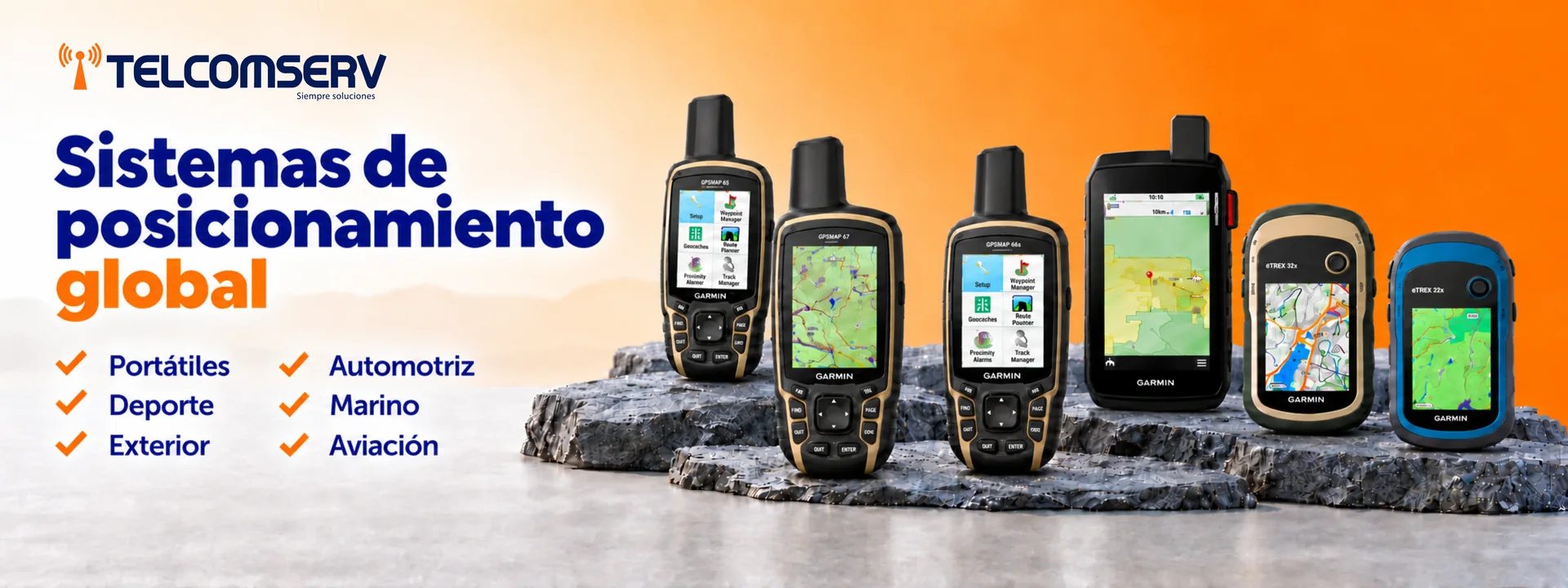 Sistemas de posicionamiento global GPS Garmin